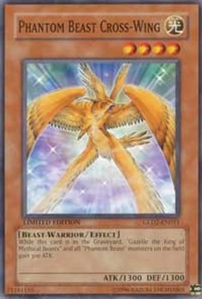 Phantom Beast Cross-Wing (GLD2-EN011) - Gold Series 2009 Limited - Premium Yugioh Single from Konami - Just $0.25! Shop now at Game Crave Tournament Store