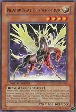 Phantom Beast Thunder-Pegasus (GLD2-EN013) - Gold Series 2009 Limited - Premium Yugioh Single from Konami - Just $0.25! Shop now at Game Crave Tournament Store