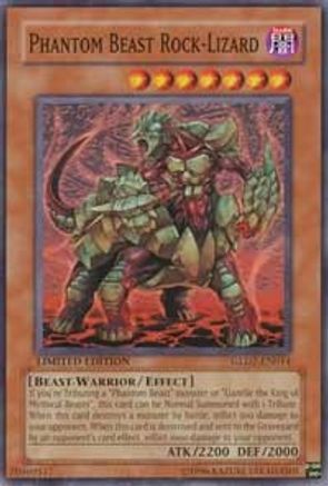 Phantom Beast Rock-Lizard (GLD2-EN014) - Gold Series 2009 Limited - Premium Yugioh Single from Konami - Just $0.25! Shop now at Game Crave Tournament Store