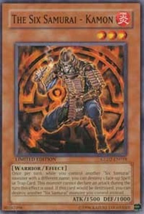 The Six Samurai - Kamon (GLD2-EN018) - Gold Series 2009 Limited - Premium Yugioh Single from Konami - Just $0.25! Shop now at Game Crave Tournament Store