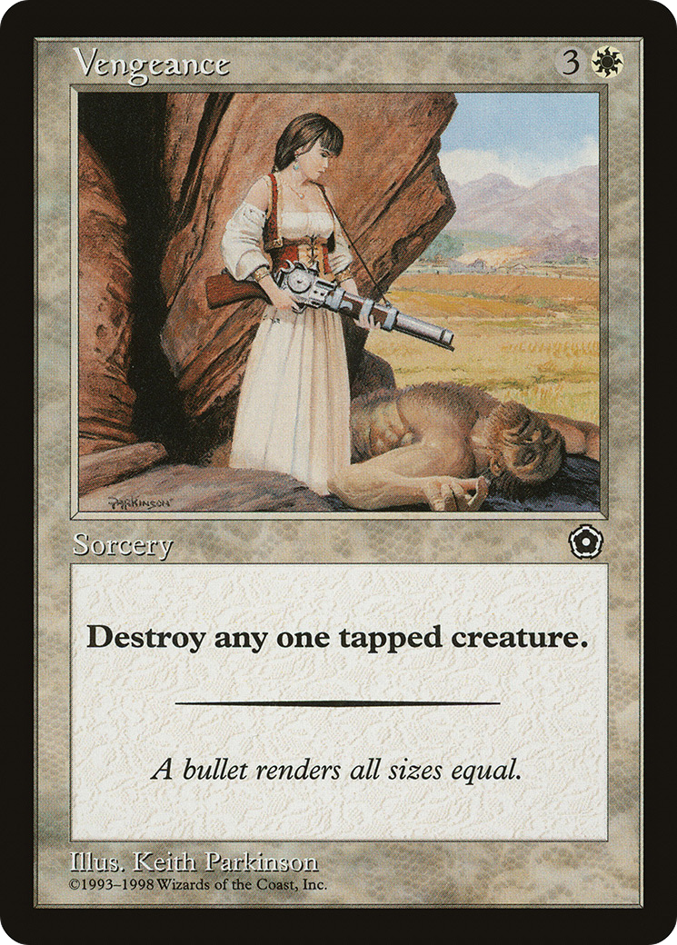 Vengeance (P02-027) - Portal Second Age - Premium MTG Single from Wizards of the Coast - Just $0.08! Shop now at Game Crave Tournament Store
