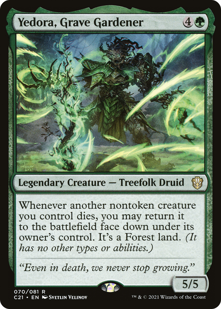 Yedora, Grave Gardener (C21-070) - Commander 2021 - Premium MTG Single from Wizards of the Coast - Just $0.08! Shop now at Game Crave Tournament Store