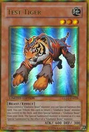 Test Tiger (GLD2-EN029) - Gold Series 2009 Limited - Premium Yugioh Single from Konami - Just $3.86! Shop now at Game Crave Tournament Store