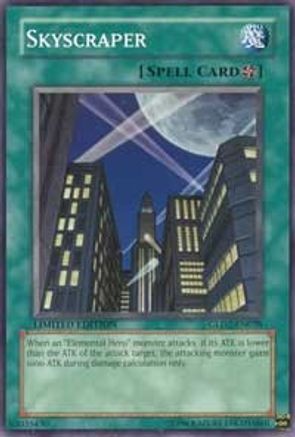 Skyscraper (GLD2-EN038) - Gold Series 2009 Limited - Premium Yugioh Single from Konami - Just $0.66! Shop now at Game Crave Tournament Store