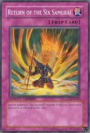 Return of the Six Samurai (GLD2-EN049) - Gold Series 2009 Limited - Premium Yugioh Single from Konami - Just $0.42! Shop now at Game Crave Tournament Store
