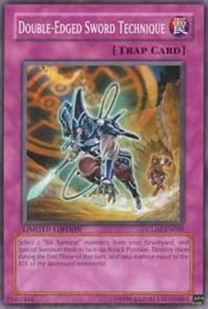 Double-Edged Sword Technique (GLD2-EN050) - Gold Series 2009 Limited - Premium Yugioh Single from Konami - Just $0.25! Shop now at Game Crave Tournament Store