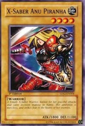 X-Saber Anu Piranha (5DS2-EN004) - 5D's Starter Deck 2009 Unlimited - Premium Yugioh Single from Konami - Just $0.12! Shop now at Game Crave Tournament Store