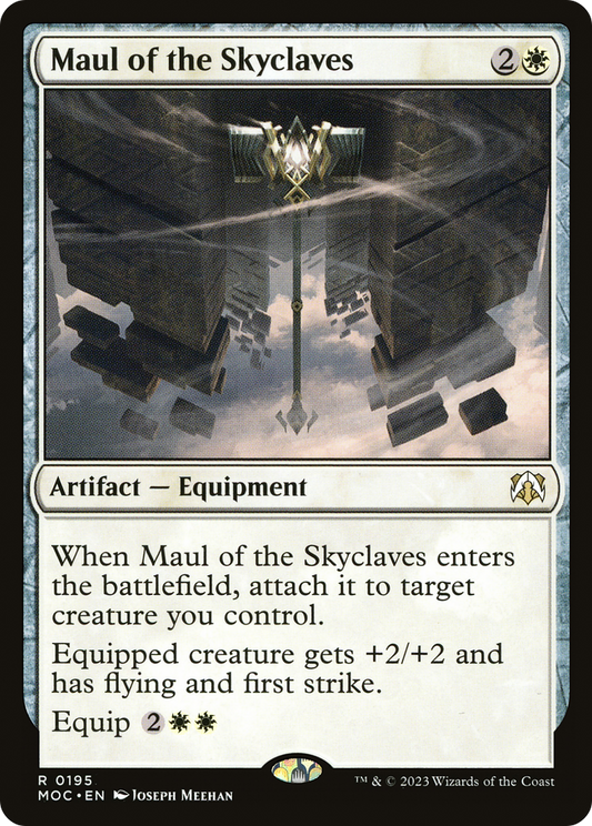 Maul of the Skyclaves (MOC-195) - March of the Machine Commander - Premium MTG Single from Wizards of the Coast - Just $0.08! Shop now at Game Crave Tournament Store