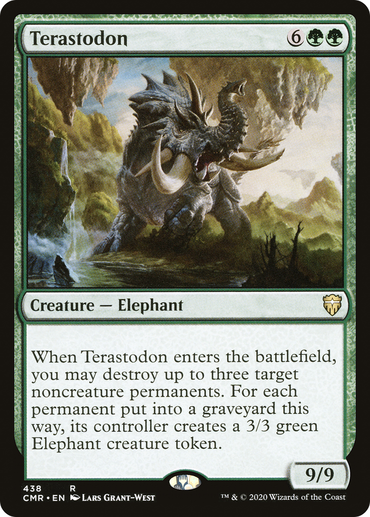 Terastodon (CMR-438) - Commander Legends - Premium MTG Single from Wizards of the Coast - Just $0.13! Shop now at Game Crave Tournament Store