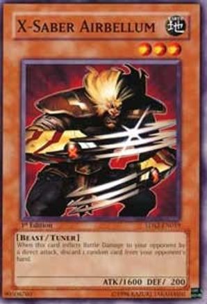 X-Saber Airbellum (5DS2-EN019) - 5D's Starter Deck 2009 1st Edition - Premium Yugioh Single from Konami - Just $0.76! Shop now at Game Crave Tournament Store
