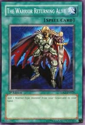 The Warrior Returning Alive (5DS2-EN025) - 5D's Starter Deck 2009 1st Edition - Premium Yugioh Single from Konami - Just $0.25! Shop now at Game Crave Tournament Store