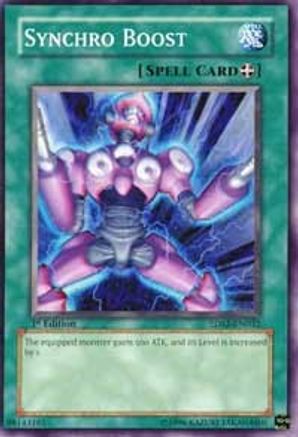 Synchro Boost (5DS2-EN032) - 5D's Starter Deck 2009 1st Edition - Premium Yugioh Single from Konami - Just $0.25! Shop now at Game Crave Tournament Store