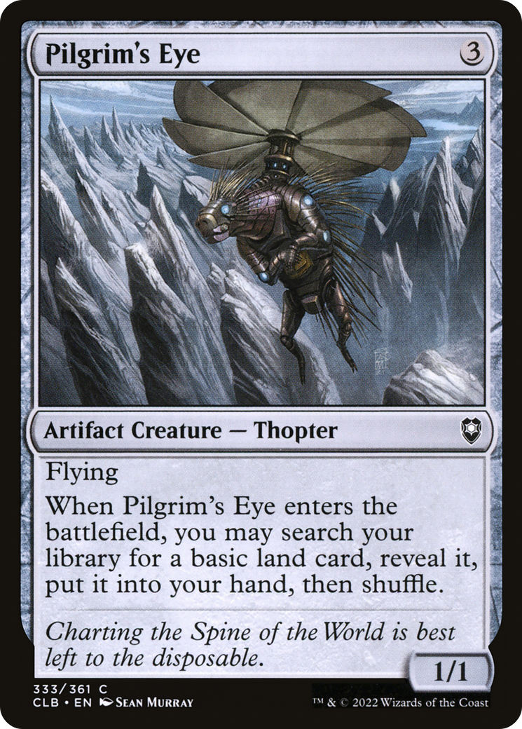 Pilgrim's Eye (CLB-333) - Commander Legends: Battle for Baldur's Gate Foil - Premium MTG Single from Wizards of the Coast - Just $0.08! Shop now at Game Crave Tournament Store