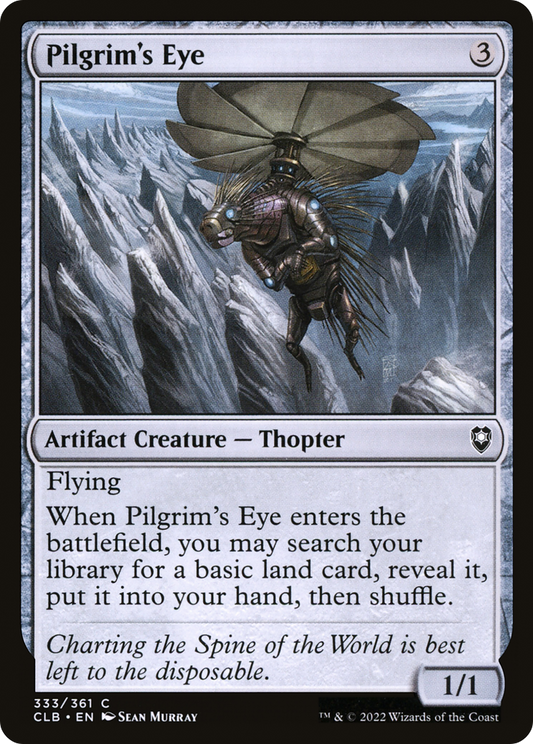Pilgrim's Eye (CLB-333) - Commander Legends: Battle for Baldur's Gate Foil - Premium MTG Single from Wizards of the Coast - Just $0.08! Shop now at Game Crave Tournament Store