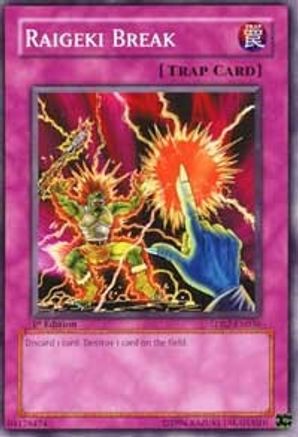 Raigeki Break (5DS2-EN036) - 5D's Starter Deck 2009 Unlimited - Premium Yugioh Single from Konami - Just $1.43! Shop now at Game Crave Tournament Store