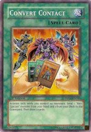 Convert Contact (DP06-EN016) - Duelist Pack 6: Jaden Yuki 3 Unlimited - Premium Yugioh Single from Konami - Just $0.26! Shop now at Game Crave Tournament Store