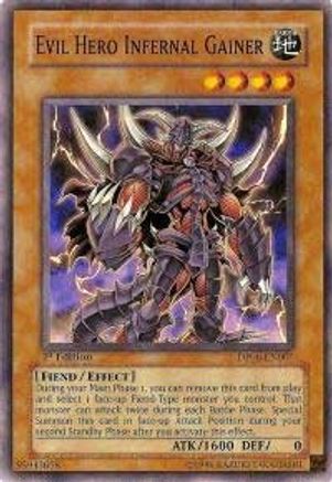 Evil Hero Infernal Gainer (DP06-EN007) - Duelist Pack 6: Jaden Yuki 3 1st Edition - Premium Yugioh Single from Konami - Just $0.38! Shop now at Game Crave Tournament Store
