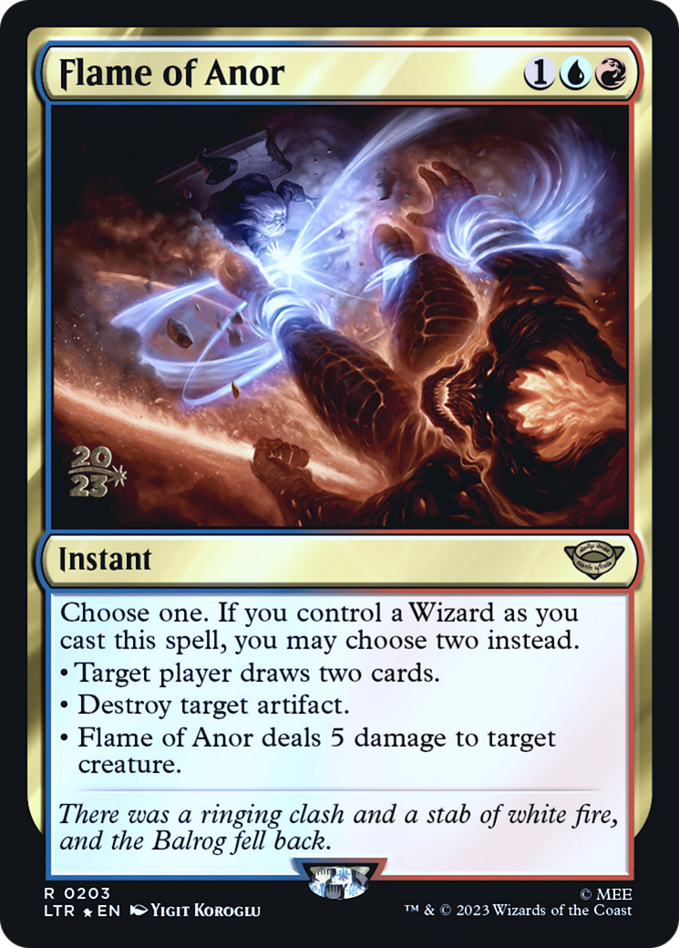 Flame of Anor (PLTR-203S) - Tales of Middle-earth Promos Foil - Premium MTG Single from Wizards of the Coast - Just $1.59! Shop now at Game Crave Tournament Store