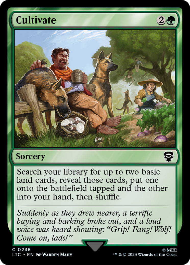 Cultivate (LTC-236) - Tales of Middle-earth Commander - Premium MTG Single from Wizards of the Coast - Just $0.13! Shop now at Game Crave Tournament Store