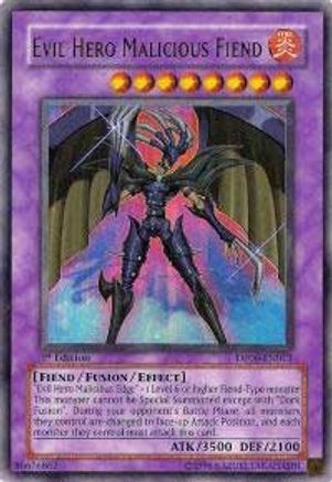 Evil Hero Malicious Fiend (DP06-EN013) - Duelist Pack 6: Jaden Yuki 3 Unlimited - Premium Yugioh Single from Konami - Just $4.33! Shop now at Game Crave Tournament Store