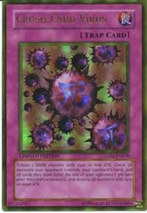 Crush Card Virus (GLD1-EN038) - Gold Series 2008 Limited - Premium Yugioh Single from Konami - Just $69.56! Shop now at Game Crave Tournament Store