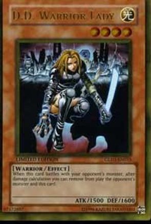D.D. Warrior Lady (GLD1-EN015) - Gold Series 2008 Limited - Premium Yugioh Single from Konami - Just $2.41! Shop now at Game Crave Tournament Store