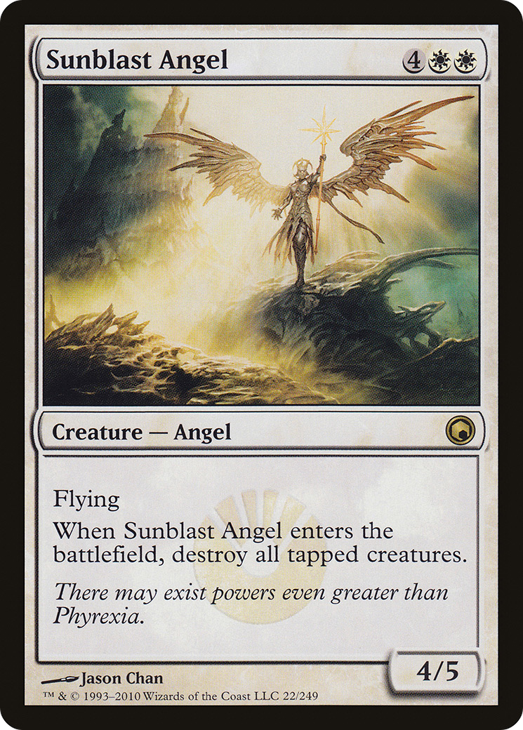 Sunblast Angel (SOM-022) - Scars of Mirrodin Foil - Premium MTG Single from Wizards of the Coast - Just $0.20! Shop now at Game Crave Tournament Store