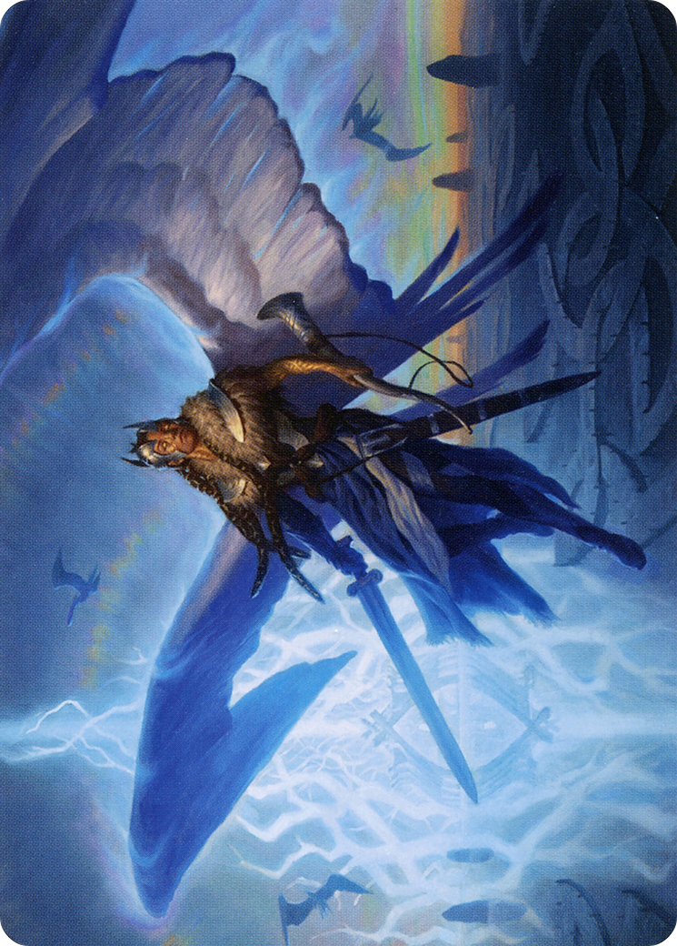 Righteous Valkyrie // Righteous Valkyrie (AKHM-006) - Kaldheim Art Series (Borderless) Foil - Premium MTG Single from Wizards of the Coast - Just $0! Shop now at Game Crave Tournament Store