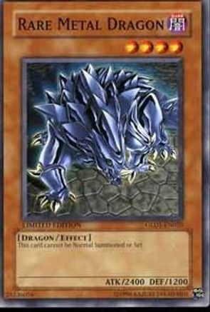 Rare Metal Dragon (GLD1-EN020) - Gold Series 2008 Limited - Premium Yugioh Single from Konami - Just $0.36! Shop now at Game Crave Tournament Store