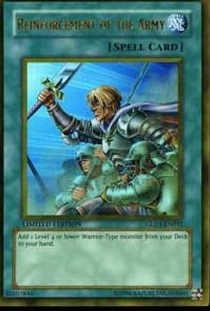 Reinforcement of the Army (GLD1-EN032) - Gold Series 2008 Limited - Premium Yugioh Single from Konami - Just $1.46! Shop now at Game Crave Tournament Store