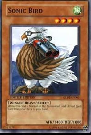 Sonic Bird (GLD1-EN002) - Gold Series 2008 Limited - Premium Yugioh Single from Konami - Just $0.25! Shop now at Game Crave Tournament Store
