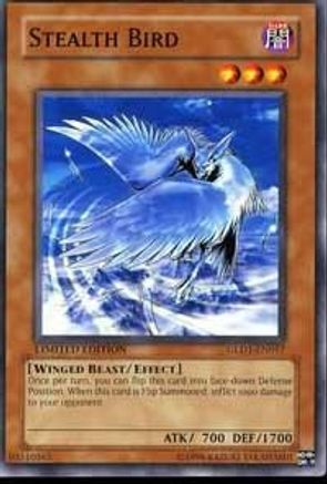 Stealth Bird (GLD1-EN017) - Gold Series 2008 Limited - Premium Yugioh Single from Konami - Just $0.45! Shop now at Game Crave Tournament Store