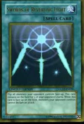 Swords of Revealing Light (GLD1-EN030) - Gold Series 2008 Limited - Premium Yugioh Single from Konami - Just $1.66! Shop now at Game Crave Tournament Store