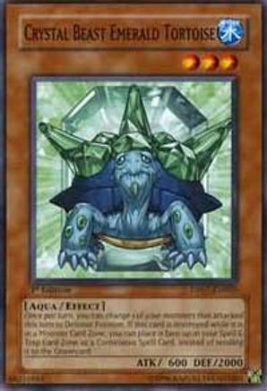 Crystal Beast Emerald Tortoise (DP07-EN003) - Duelist Pack 7: Jesse Anderson 1st Edition - Premium Yugioh Single from Konami - Just $0.26! Shop now at Game Crave Tournament Store