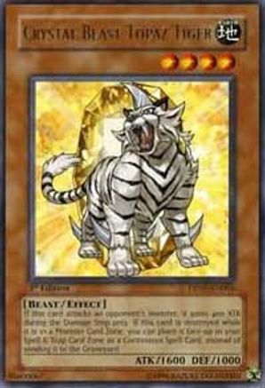 Crystal Beast Topaz Tiger (DP07-EN004) - Duelist Pack 7: Jesse Anderson Unlimited - Premium Yugioh Single from Konami - Just $0.42! Shop now at Game Crave Tournament Store