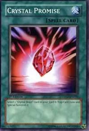 Crystal Promise (DP07-EN016) - Duelist Pack 7: Jesse Anderson 1st Edition - Premium Yugioh Single from Konami - Just $0.08! Shop now at Game Crave Tournament Store