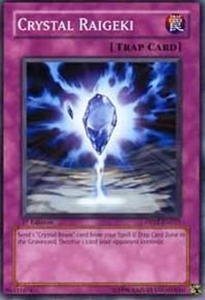 Crystal Raigeki (DP07-EN023) - Duelist Pack 7: Jesse Anderson Unlimited - Premium Yugioh Single from Konami - Just $0.25! Shop now at Game Crave Tournament Store