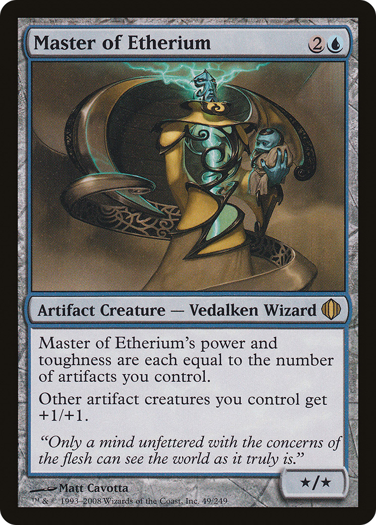 Master of Etherium (ALA-049) - Shards of Alara - Premium MTG Single from Wizards of the Coast - Just $0.15! Shop now at Game Crave Tournament Store