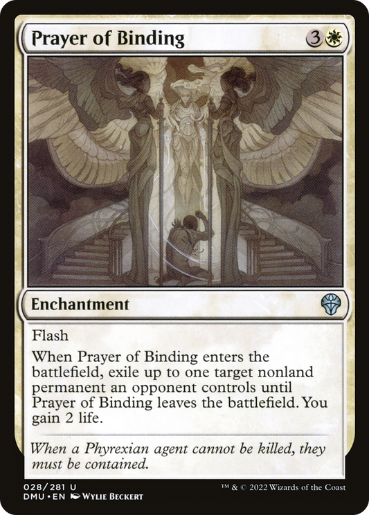 Prayer of Binding (DMU-028) - Dominaria United - Premium MTG Single from Wizards of the Coast - Just $0.08! Shop now at Game Crave Tournament Store