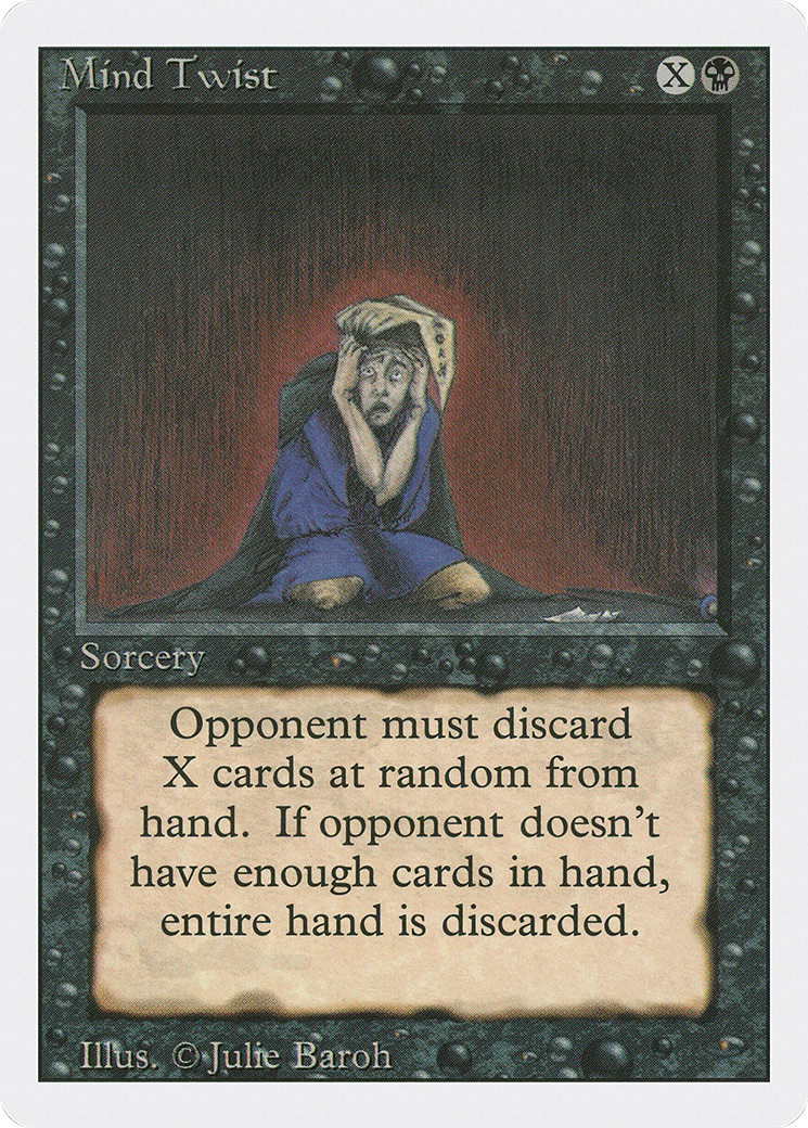Mind Twist (3ED-117) - Revised Edition - Premium MTG Single from Wizards of the Coast - Just $1.36! Shop now at Game Crave Tournament Store