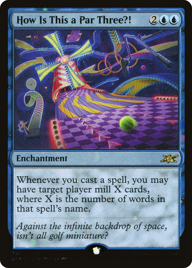 How Is This a Par Three?! (UNF-335) - Unfinity Foil - Premium MTG Single from Wizards of the Coast - Just $0.08! Shop now at Game Crave Tournament Store