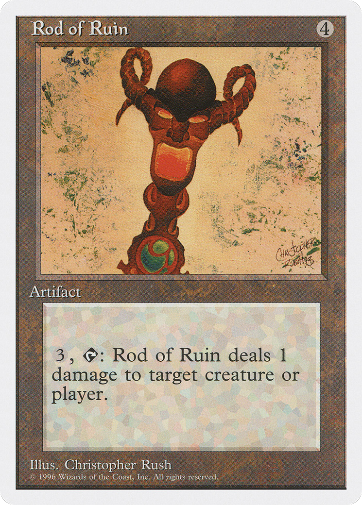 Rod of Ruin (ITP-052) - Introductory Two-Player Set - Premium MTG Single from Wizards of the Coast - Just $0.48! Shop now at Game Crave Tournament Store