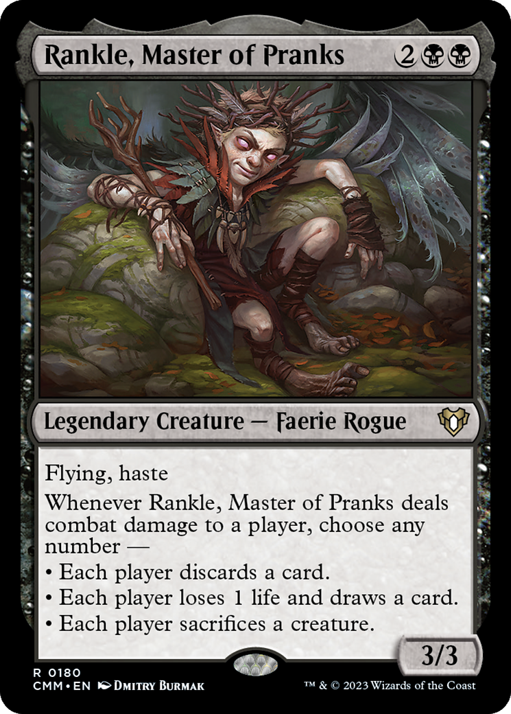 Rankle, Master of Pranks (CMM-180) - Commander Masters - Premium MTG Single from Wizards of the Coast - Just $0.16! Shop now at Game Crave Tournament Store