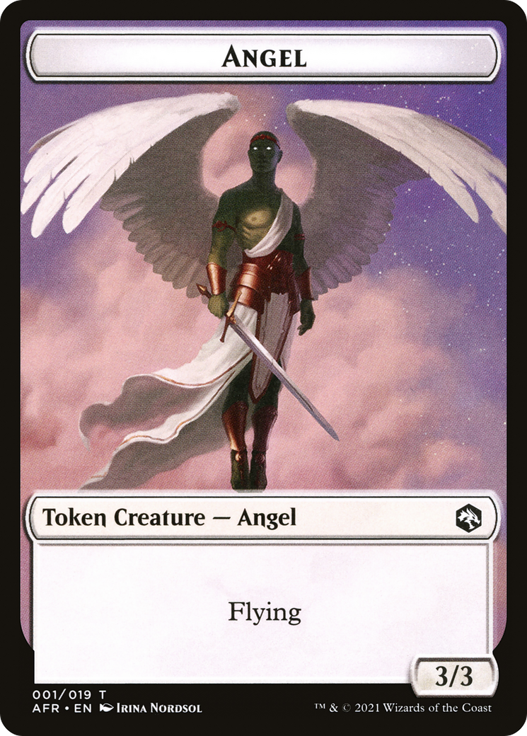 Angel (TAFR-001) - Adventures in the Forgotten Realms Tokens - Premium MTG Single from Wizards of the Coast - Just $0! Shop now at Game Crave Tournament Store