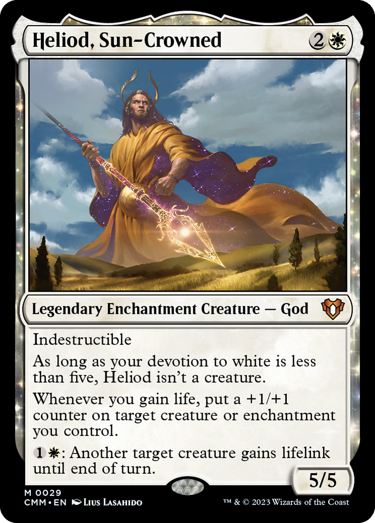 Heliod, Sun-Crowned (CMM-029) - Commander Masters: (nyxtouched) - Premium MTG Single from Wizards of the Coast - Just $3! Shop now at Game Crave Tournament Store