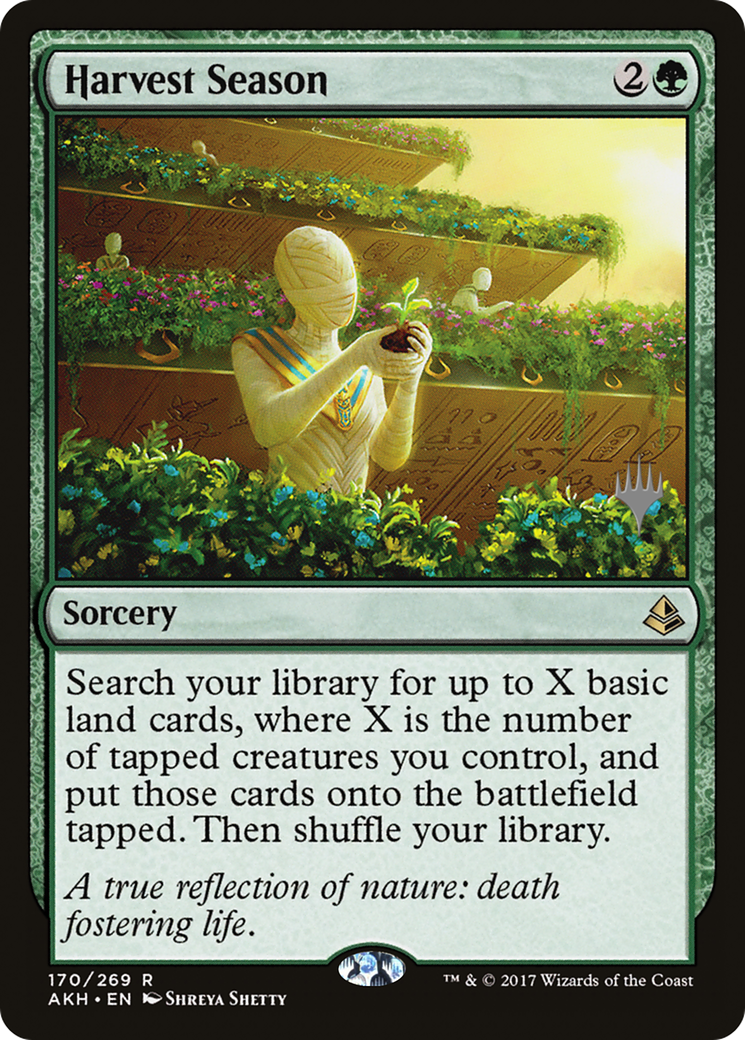Harvest Season (PAKH-170P) - Amonkhet Promos - Premium MTG Single from Wizards of the Coast - Just $0.47! Shop now at Game Crave Tournament Store
