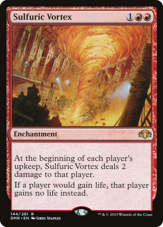 Sulfuric Vortex (DMR-144) - Dominaria Remastered - Premium MTG Single from Wizards of the Coast - Just $0.23! Shop now at Game Crave Tournament Store