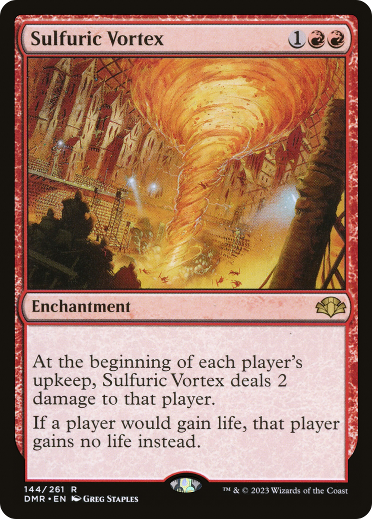 Sulfuric Vortex (DMR-144) - Dominaria Remastered Foil - Premium MTG Single from Wizards of the Coast - Just $0.25! Shop now at Game Crave Tournament Store