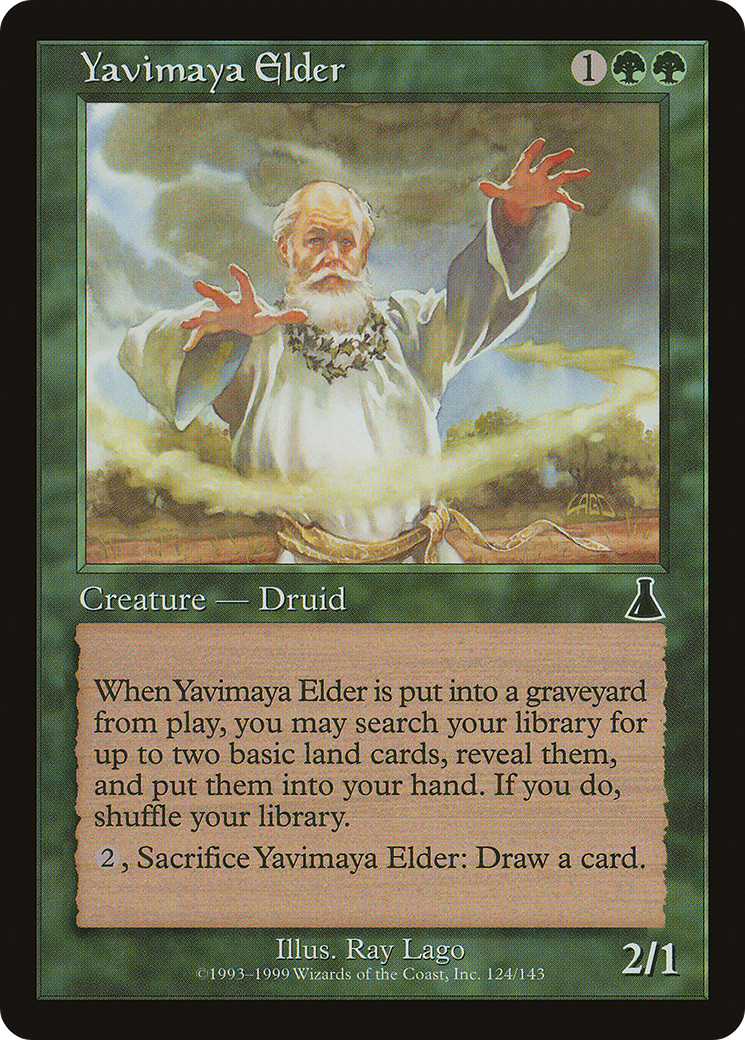 Yavimaya Elder (UDS-124) - Urza's Destiny - Premium MTG Single from Wizards of the Coast - Just $0.08! Shop now at Game Crave Tournament Store
