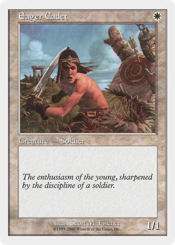 Eager Cadet (S00-005) - Starter 2000 - Premium MTG Single from Wizards of the Coast - Just $0.08! Shop now at Game Crave Tournament Store